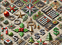 Accountant Christmas Card Merry