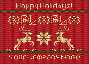 Architects Reindeer Christmas Card