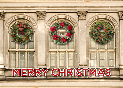 Architectural Christmas Card
