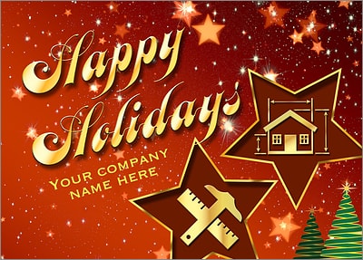 Architectural Christmas Sky (Glossy White)
