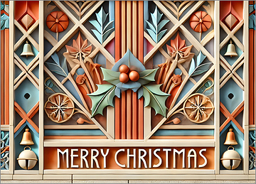 Architecture Christmas Card Delightful