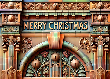 Architecture Christmas Card Exquisite