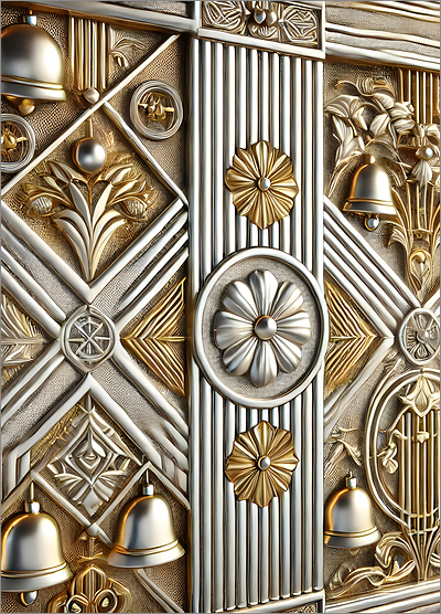 Architecture Christmas Card Joyful (Glossy White)