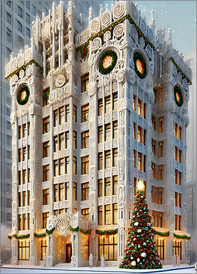 Architecture Christmas Card Lovely