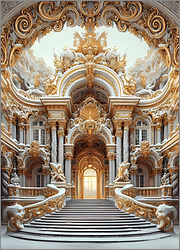 Architecture Christmas Card Polished