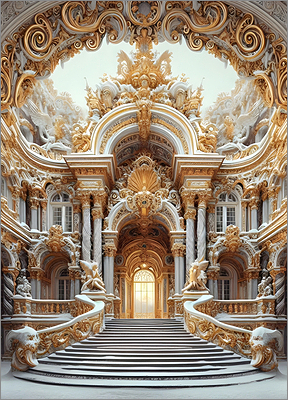 Architecture Christmas Card Polished