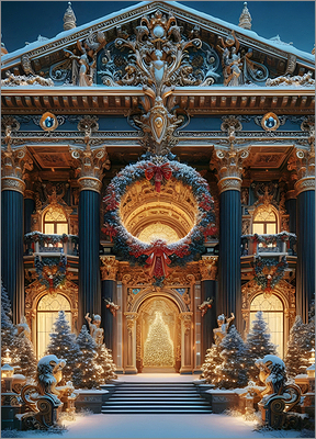 Architecture Christmas Card Radiant