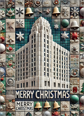 Architecture Christmas Card Tiles