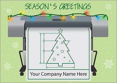 Blueprint Holiday Card