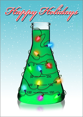 Chemical Engineer Christmas Beaker (Glossy White) 