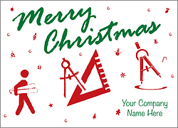 Christmas Architecture Card
