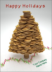 Coin Tree Christmas Card