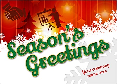 Corporate Snow Card