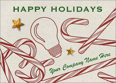 Electrical Candy Canes (Glossy White) 