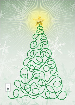 Electrical Christmas Tree (Glossy White) 