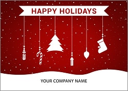 Electricians Ornaments Holiday Card