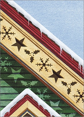 Gingerbread House (Glossy White) 