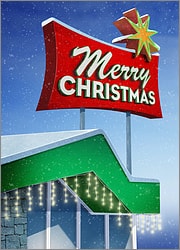 Googie Christmas Card