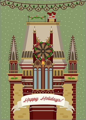 Gothic Architecture Christmas Card