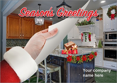Holiday Remodeling Christmas Card (Glossy White)