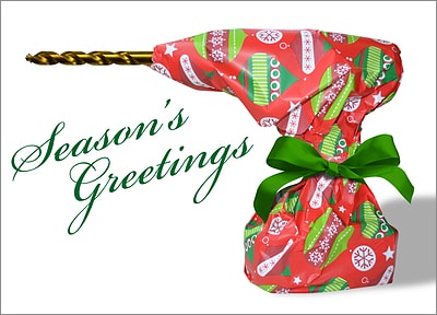 Home Builder Christmas Card (Glossy White) 