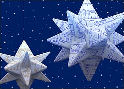 Origami Blueprint Stars