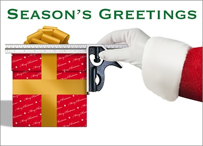 Square Christmas Card (Glossy White) 