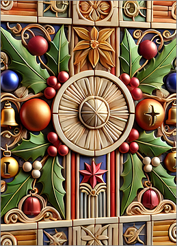 Terra Cotta Christmas Card Chic