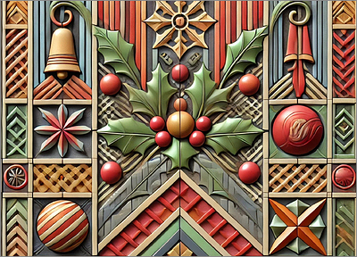 Terra Cotta Christmas Card Fun