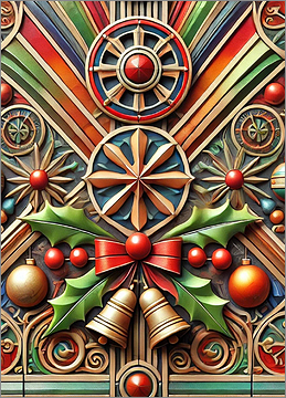 Terra Cotta Christmas Card Pine